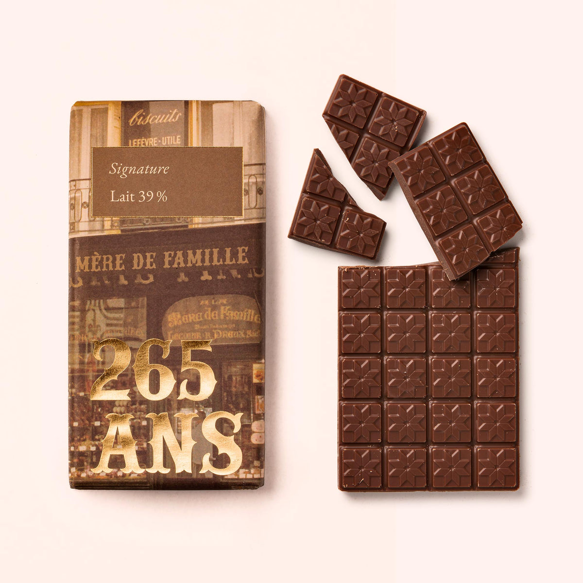 Tablette anniversaire - chocolat au lait 39 %