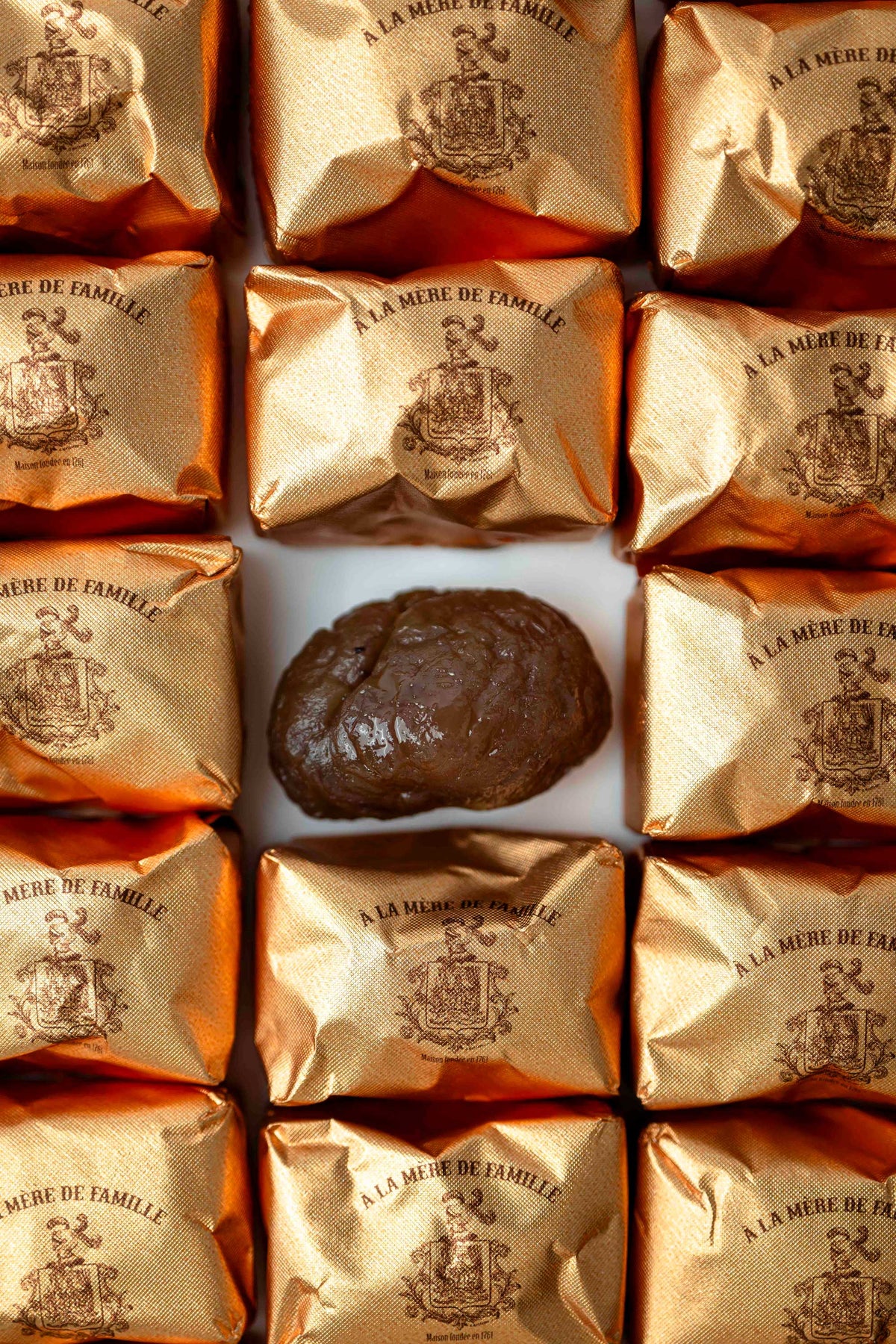 Coffret de 20 marrons glacés signature