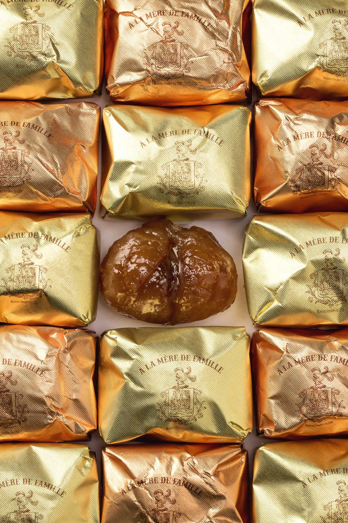 Écrin de 3 marrons glacés signature