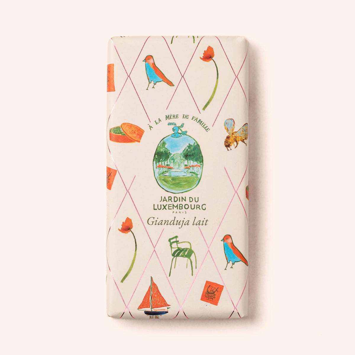 Tablette gianduja lait x Jardin du Luxembourg