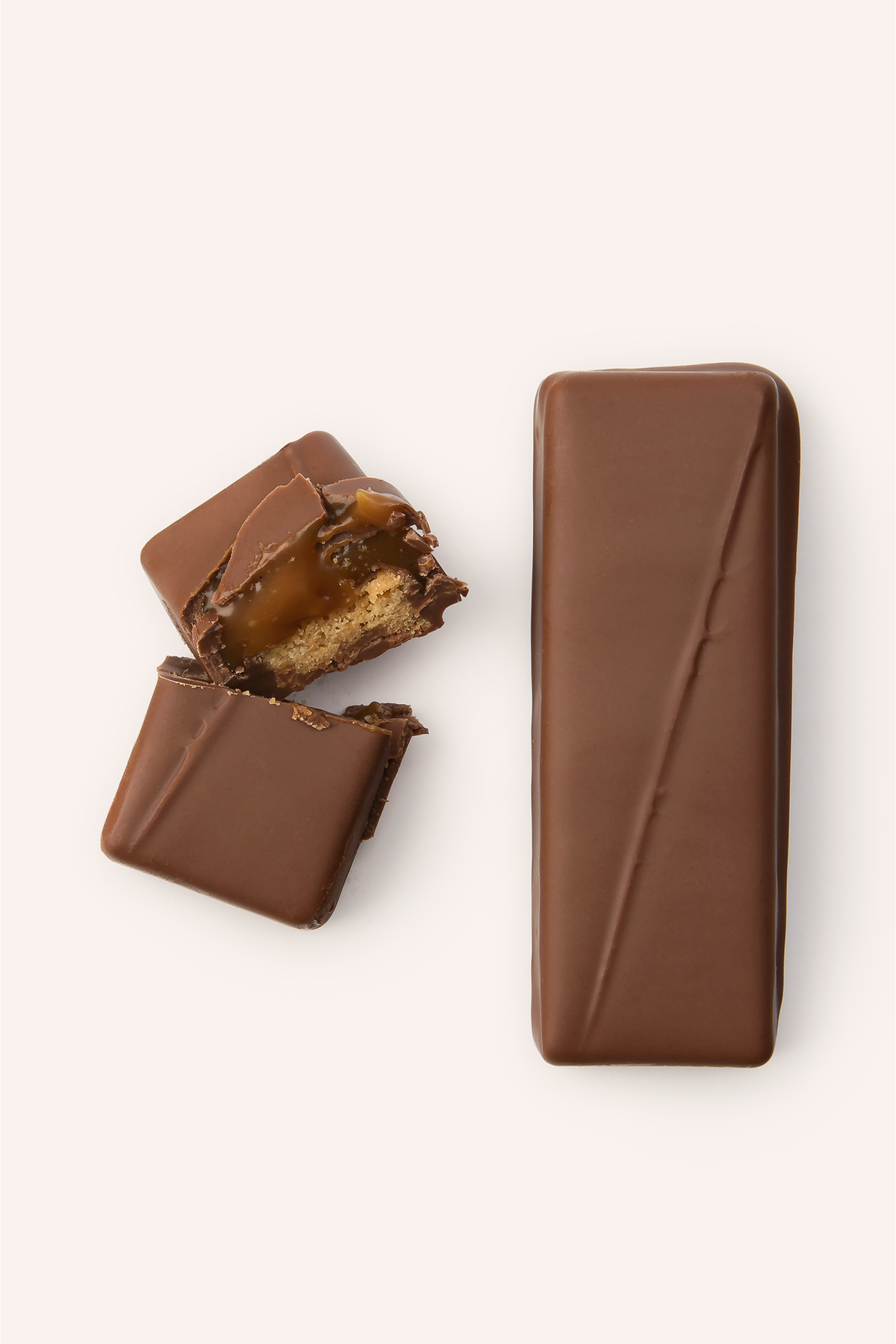Milk Chocolate - Caramel biscuit Bite-sized