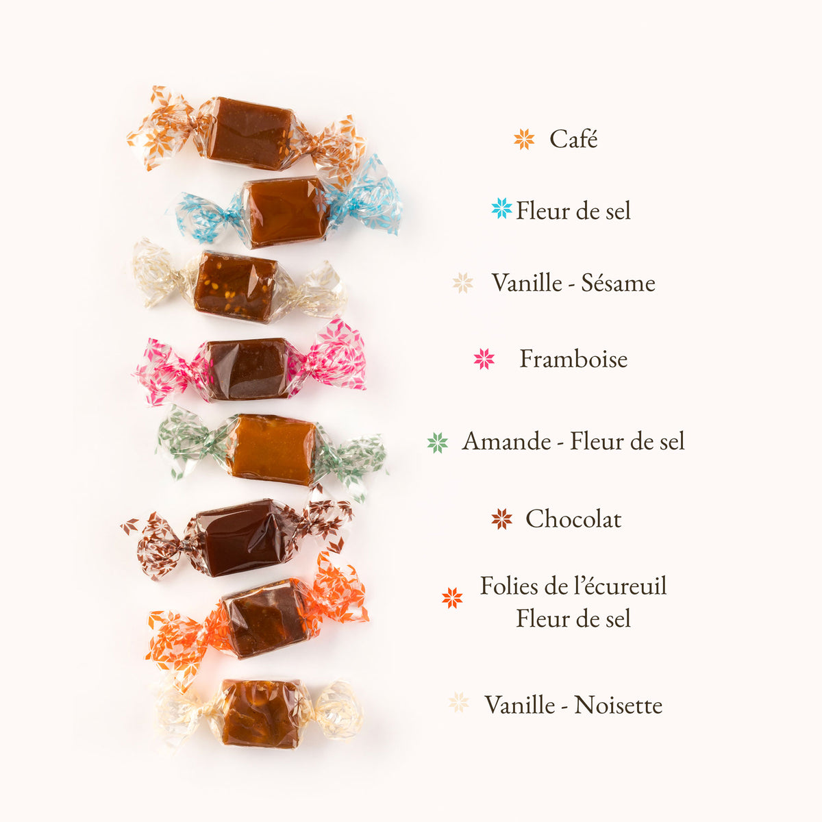 Sachet de caramels 130g