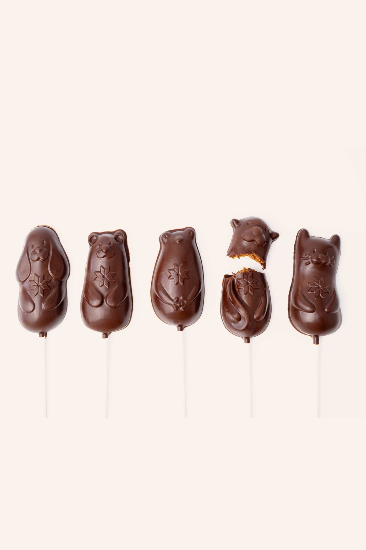 Lollipop family - Dark praline
