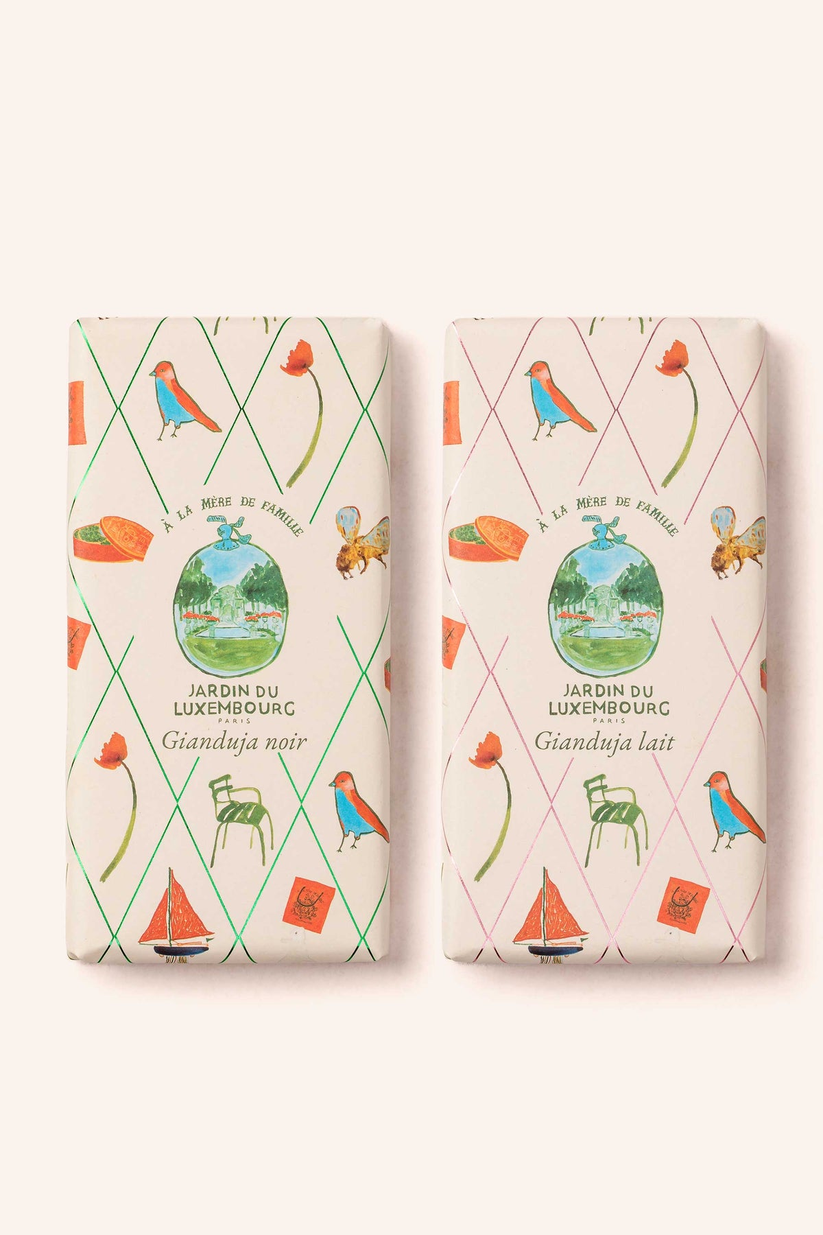 Milk Gianduja Chocolate Bar x Jardin du Luxembourg