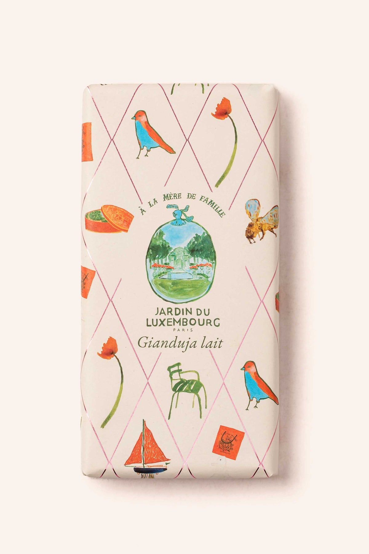 Milk Gianduja Chocolate Bar x Jardin du Luxembourg