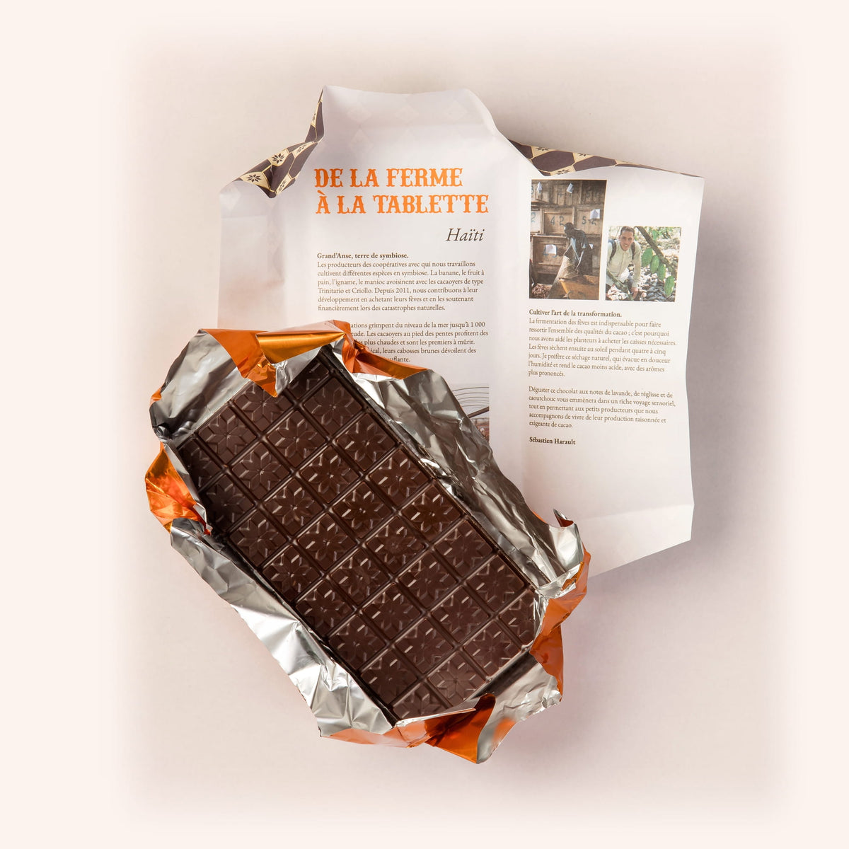Haiti 75% chocolate bar