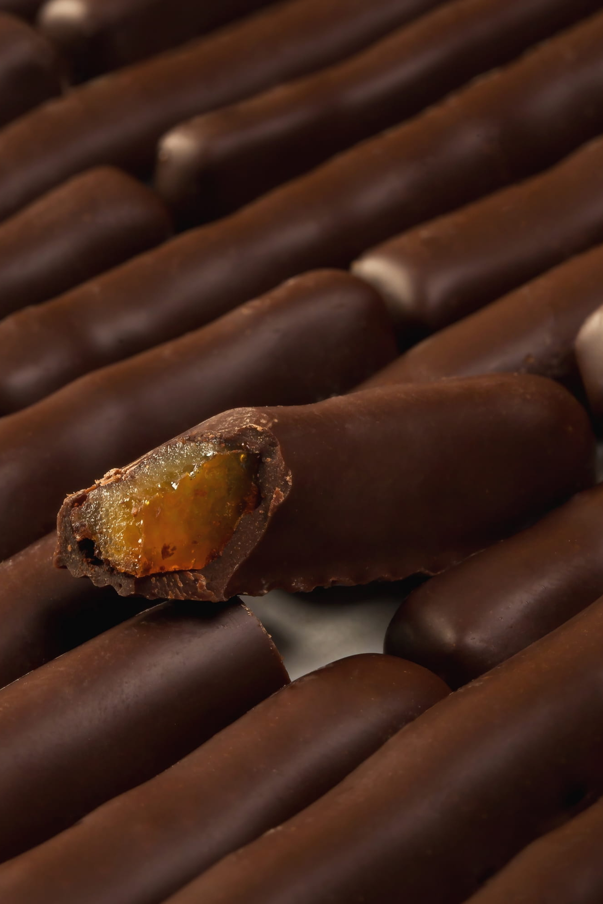Chocolate orangettes