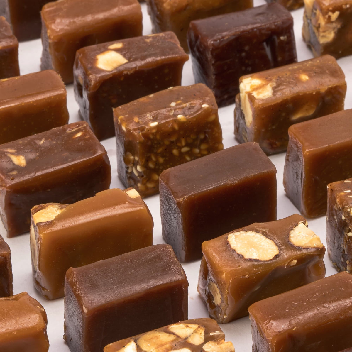 Nouveaux caramels en provenance de la fabrique