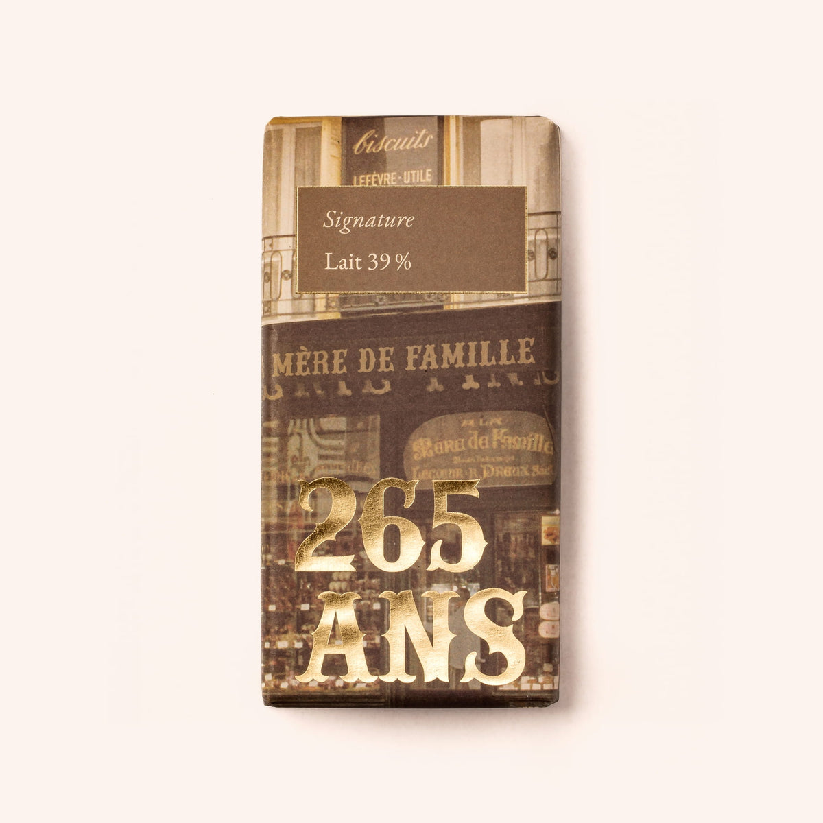 Tablette anniversaire - chocolat au lait 39 %