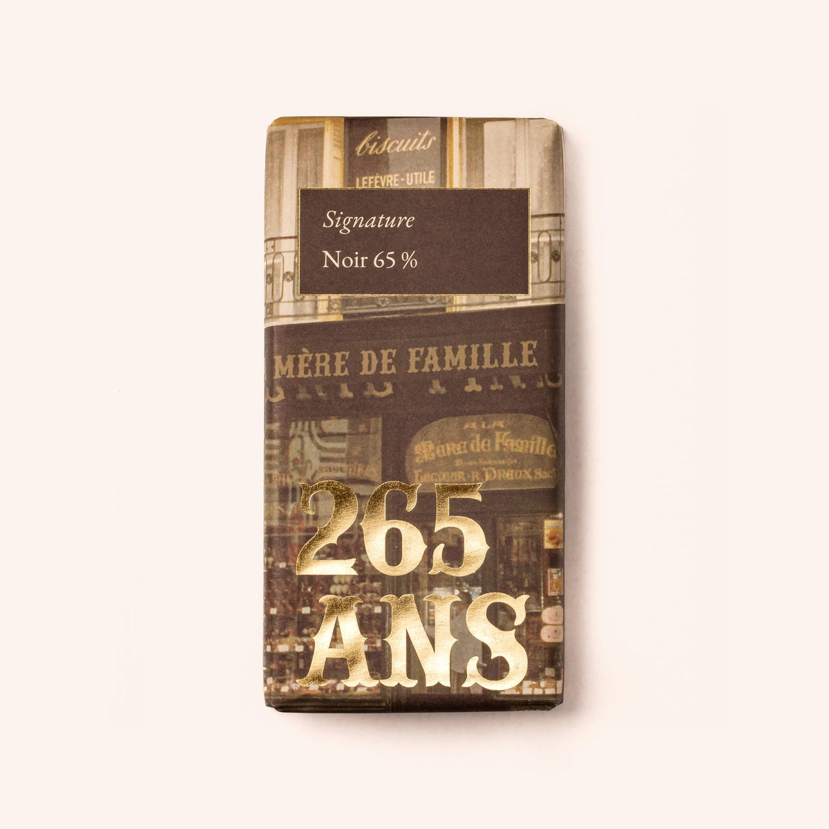 Tablette anniversaire - chocolat noir 65 %