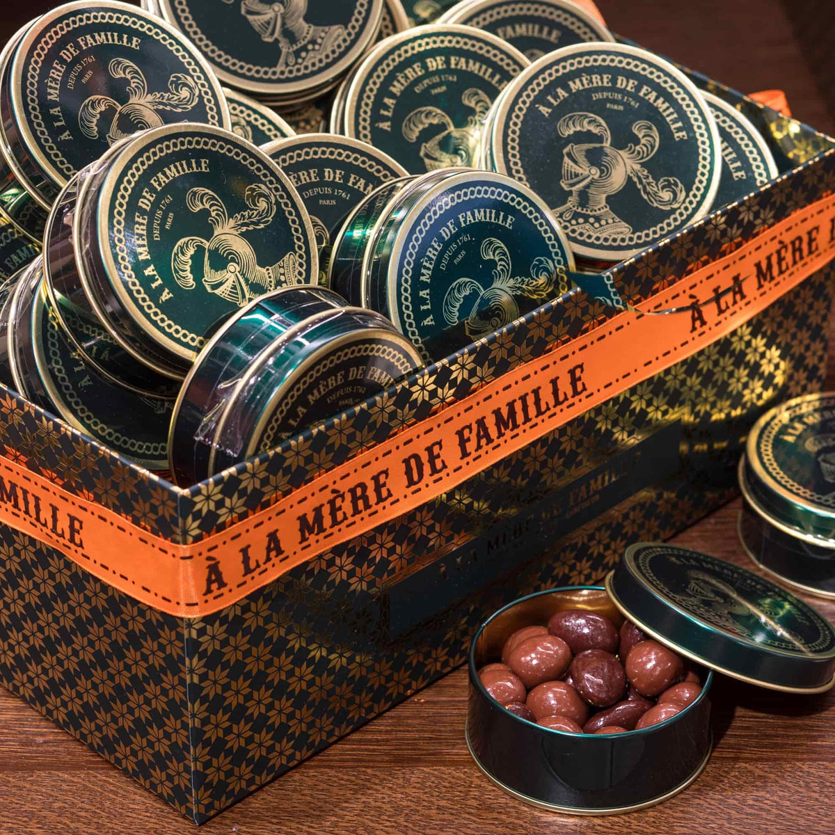 Coffret croustillants Paris - heaume vert
