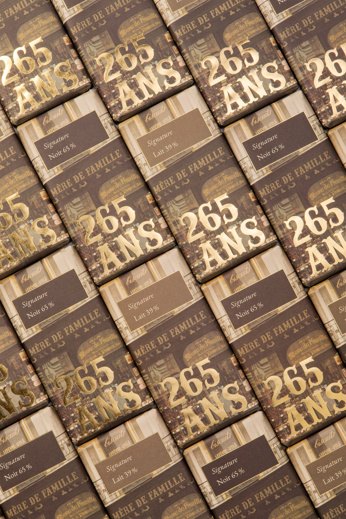 Tablette anniversaire - chocolat noir 65 %